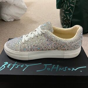 Betsy Johnson sparkly tennis shoes
